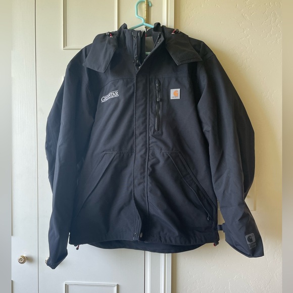 NWOT Corporate Greystar Carhartt Men's Shoreline Waterproof Jacket size Medium - Picture 6 of 11